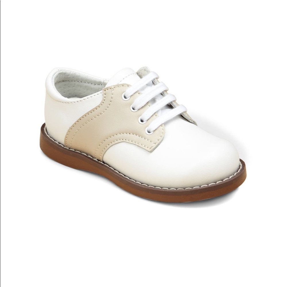 Toddlers leather saddle Oxford shoes by Saks